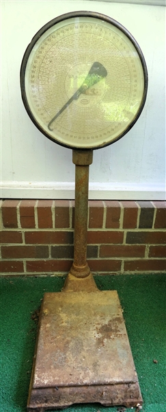 Chatillon US Parcel Scales - Have Some Rust - Measure 37" Tall 