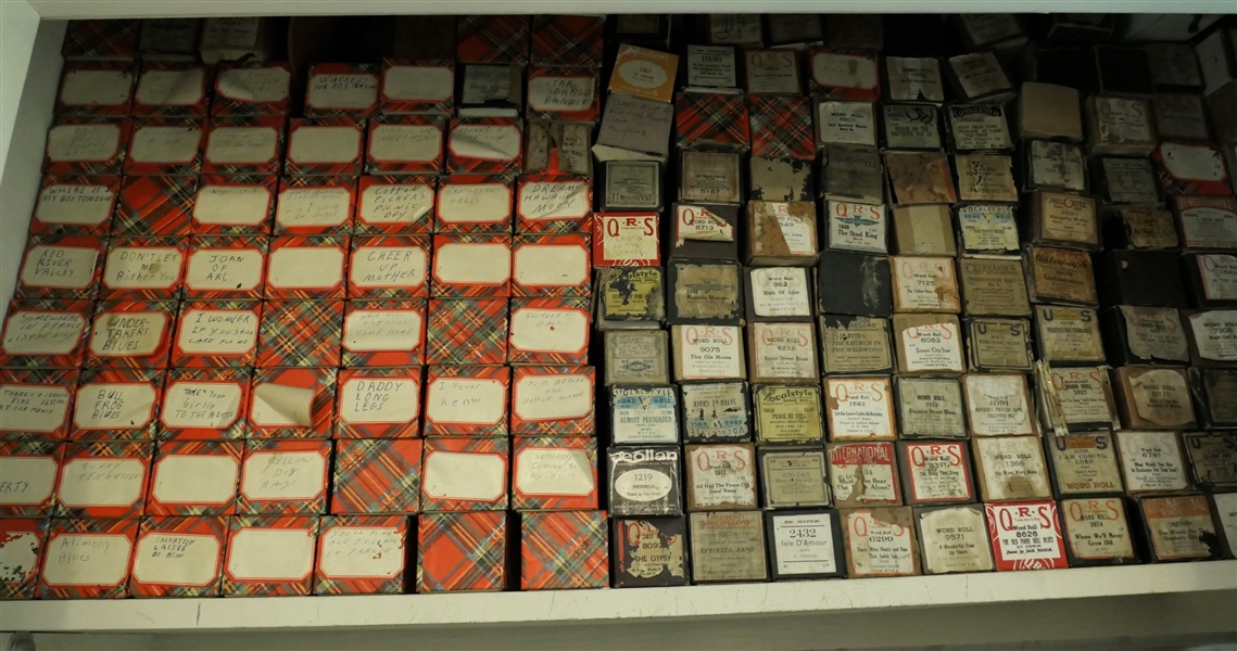 Over 150 Player Piano Rolls 
