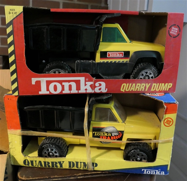 2 Tonka Quarry Dump - Dump Trucks in Original Boxes 