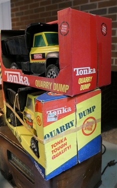 2 Tonka Quarry Dump - Dump Trucks in Original Boxes 