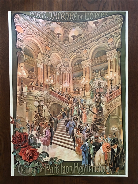 Paris Theatre Delopera Poster