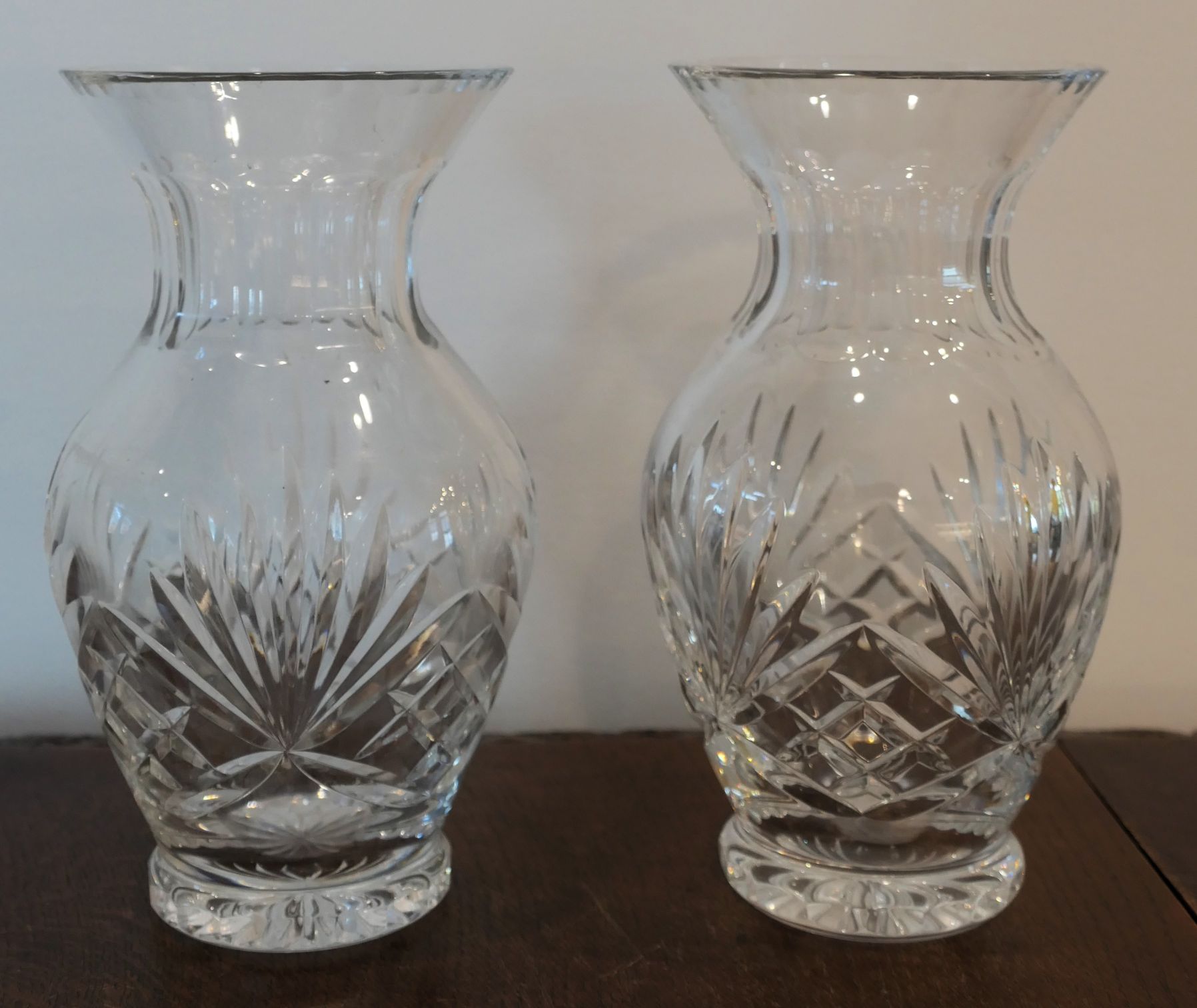 Lot Detail - Matching Pair of Signed Rogaska Crystal Vases - Measuring ...