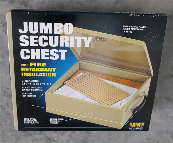 Jumbo Security Chest - New in Original Box 