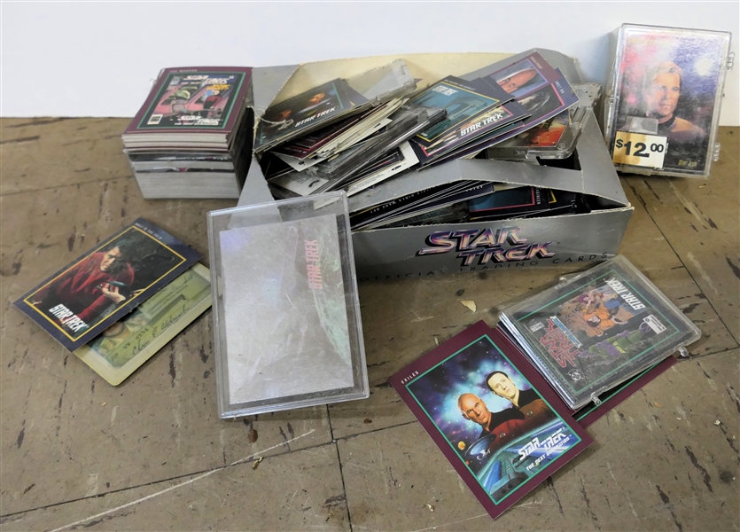 Box of Star Trek Trading Cards 