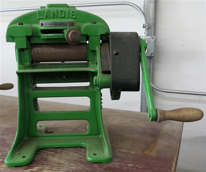 Landis Machine Co. Leather Rolling Machine / Press