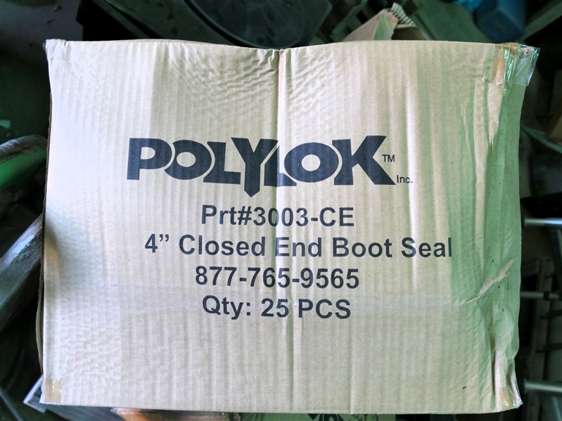 1 - Case of 25 Pieces - Polylok 4" Closed End Boot Seals