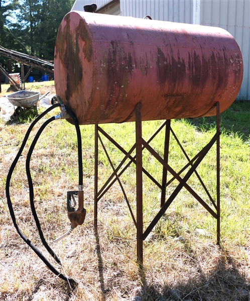 Smaller Fuel Tank Approx. 150 Gallon Capacity with Hose