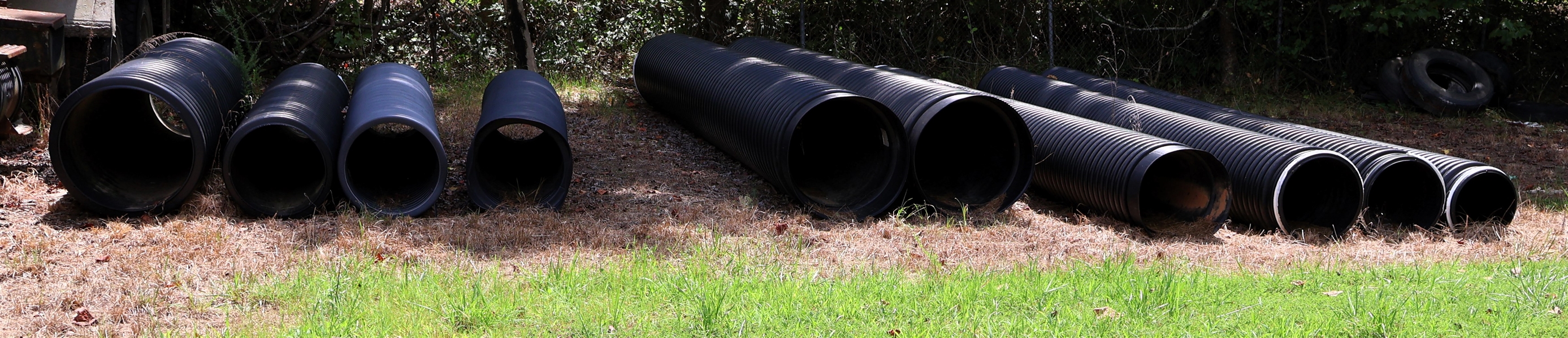 LIVE ONSITE ONLY - Plastic Corrugated Pipe