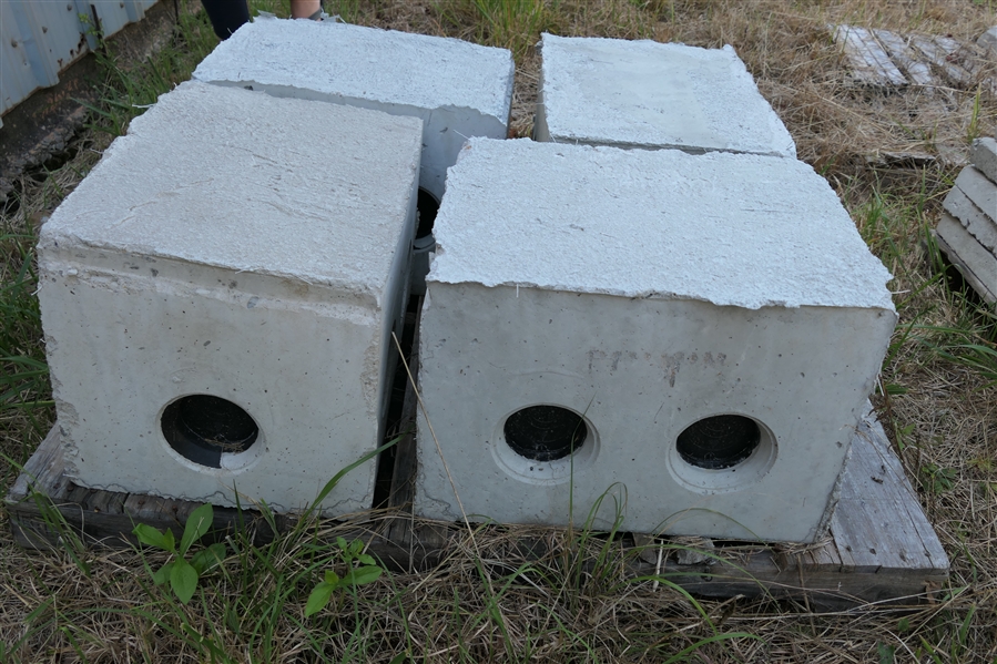 LIVE ONSITE ONLY - Precast 6 Hole Distribution Boxes