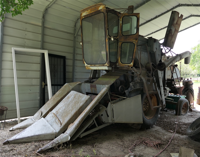 LIVE ONSITE - Allis Chalmers "Gleamer" Combine - Runs 