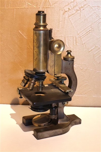 Brass Spencer Lens Co. Buffalo NY - Microscope - No. 22371 