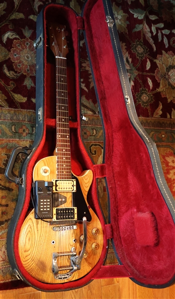 Bigsby Electric Guitar in Gibson Hard Case