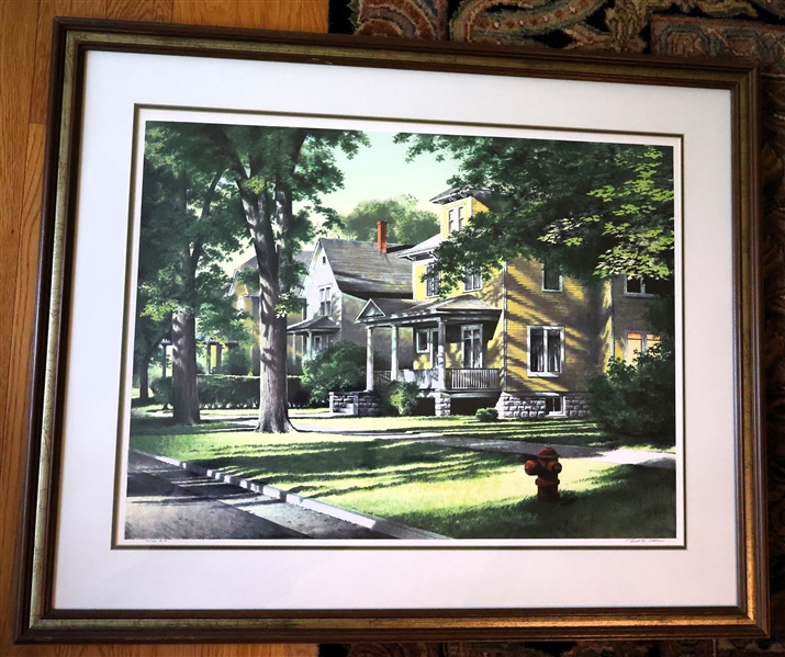 Robert William Addison "Summer Shadows" Serigraph - Artist Pencil Signed and Numbered 15/50 Artist Proof - Plates Were Destroyed - Framed and Matted - Frame Measures 30" by 36" - Certificate of...