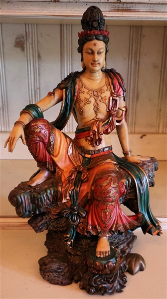 Summit Collection - Arcadia California - Oriental Figure (Balinese?) - Measures 14" Tall