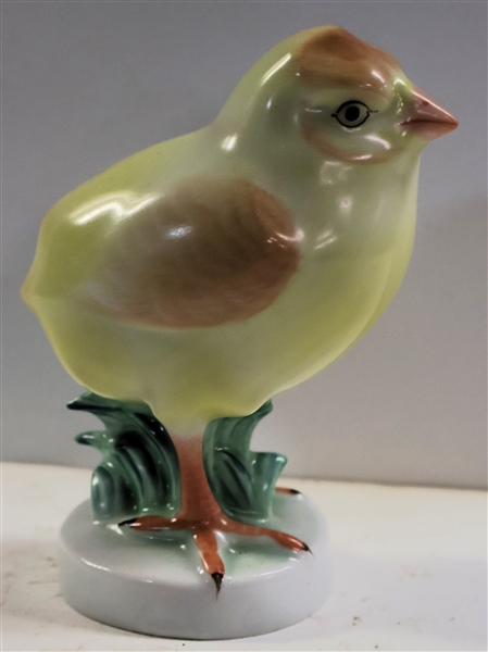 Herend Hungary - Handpainted Chick Figure - Measures 4 1/4" tall 