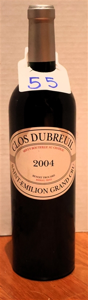 Clos Dubreuil 2004 Saint- Emilion Grand Cru - Bordeax France - French Red