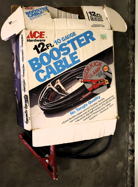 12ft 10 Gauge Booster (Jumper) Cables in Original Box