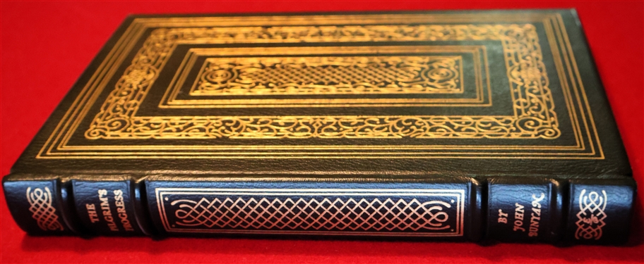 The Pilgrim's Progress - From This World To That Which Is To Come by John Bunyan - Illustrated by William Blake - Collectors Edition Bound in Leather by The Easton Press - Gold Decorated Cover...
