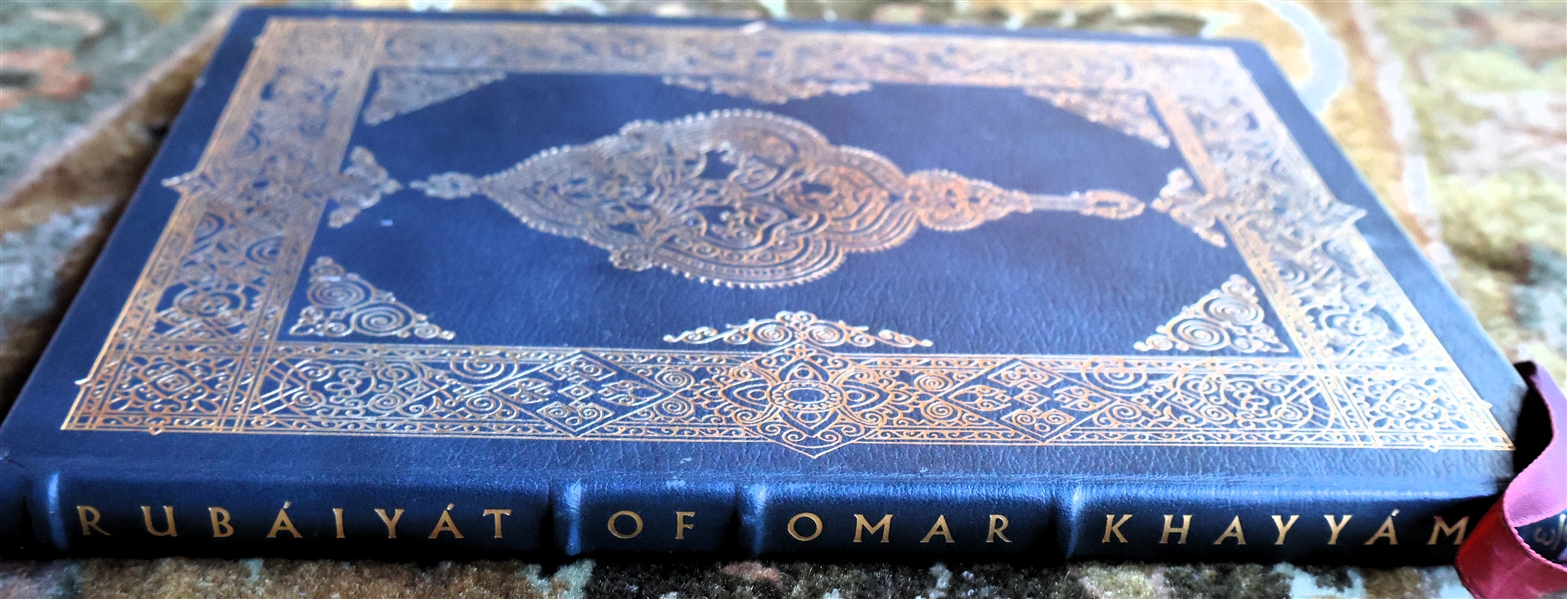 "Rubaiyat of Omar Khayyam" Rendered in English by Edward Fitzgerald - Illustrated by Arthur Szyk - A Limited Edition by The Easton Press - Leather Bound - Gold Details on Cover and Spine - Book...