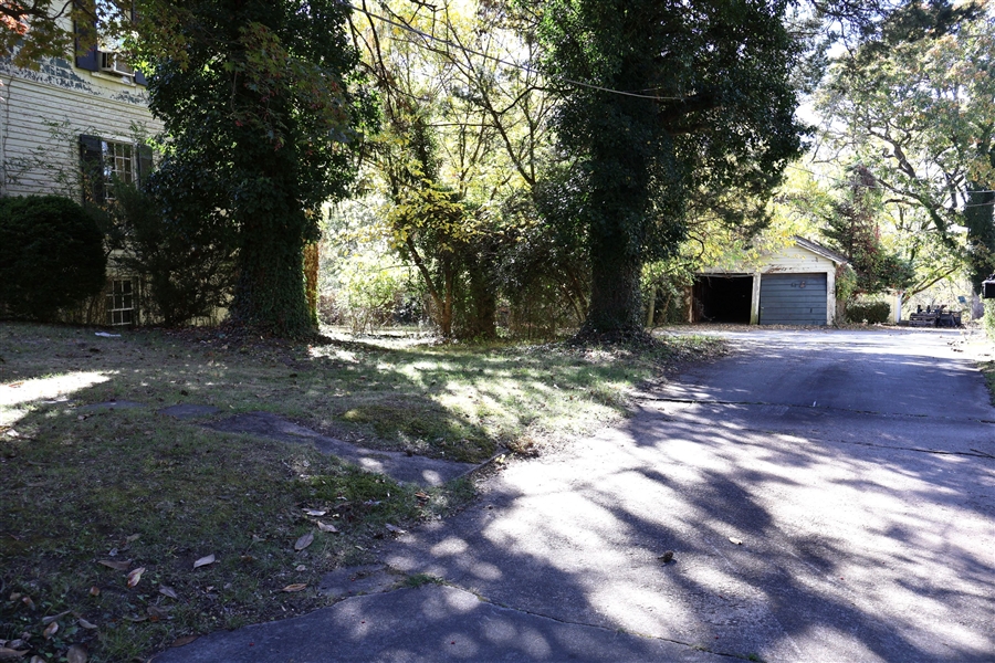 Side of the House - Driveway and Garage