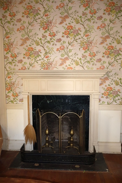 First Floor Dining Room - Second Fireplace - Wainscoting - Hardwood Floors