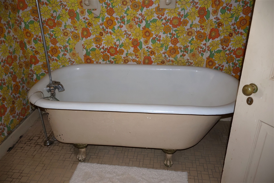 Bathroom with Claw Foot Tub