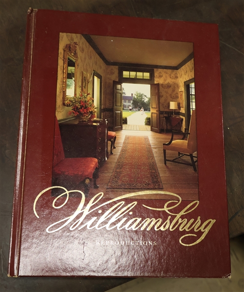 "Williamsburg Reproductions" Hardcover Book - Published in 1989