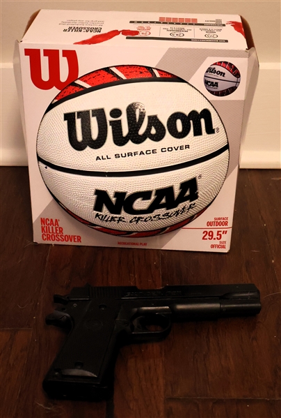 Crossman Stinger P311 - BB Pistol and Brand New Wilson NCAA Basketball in Box