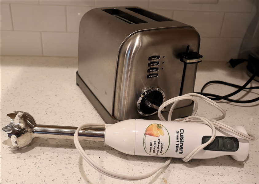 Cuisinart Stainless Steel Toaster and Cuisinart Immersion Blender