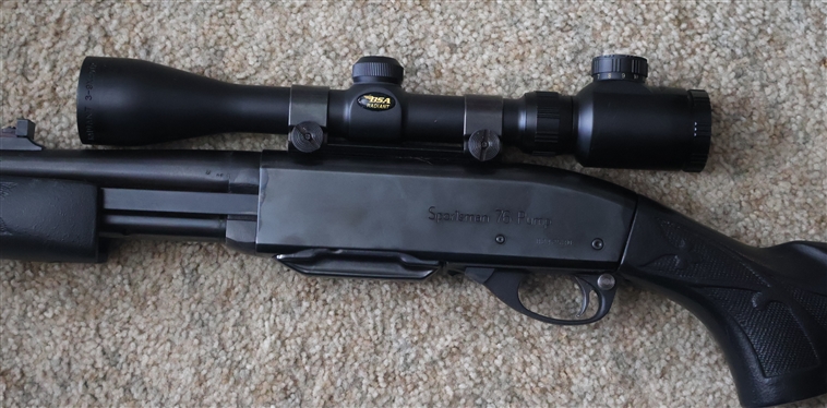 Remington Sportsman 76 Pump Action .30-06 Rifle with BSA Radiant Scope with Illuminated Reticle - 39x40IR 
