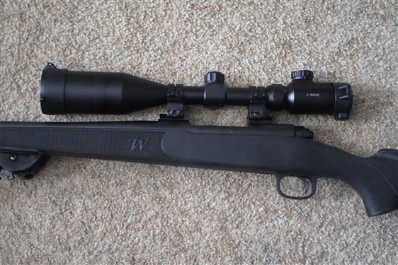 Winchester Model 70- 270win Rifle  -with Tasco 3-9x50E Scope - with Attached Bi-Pod 