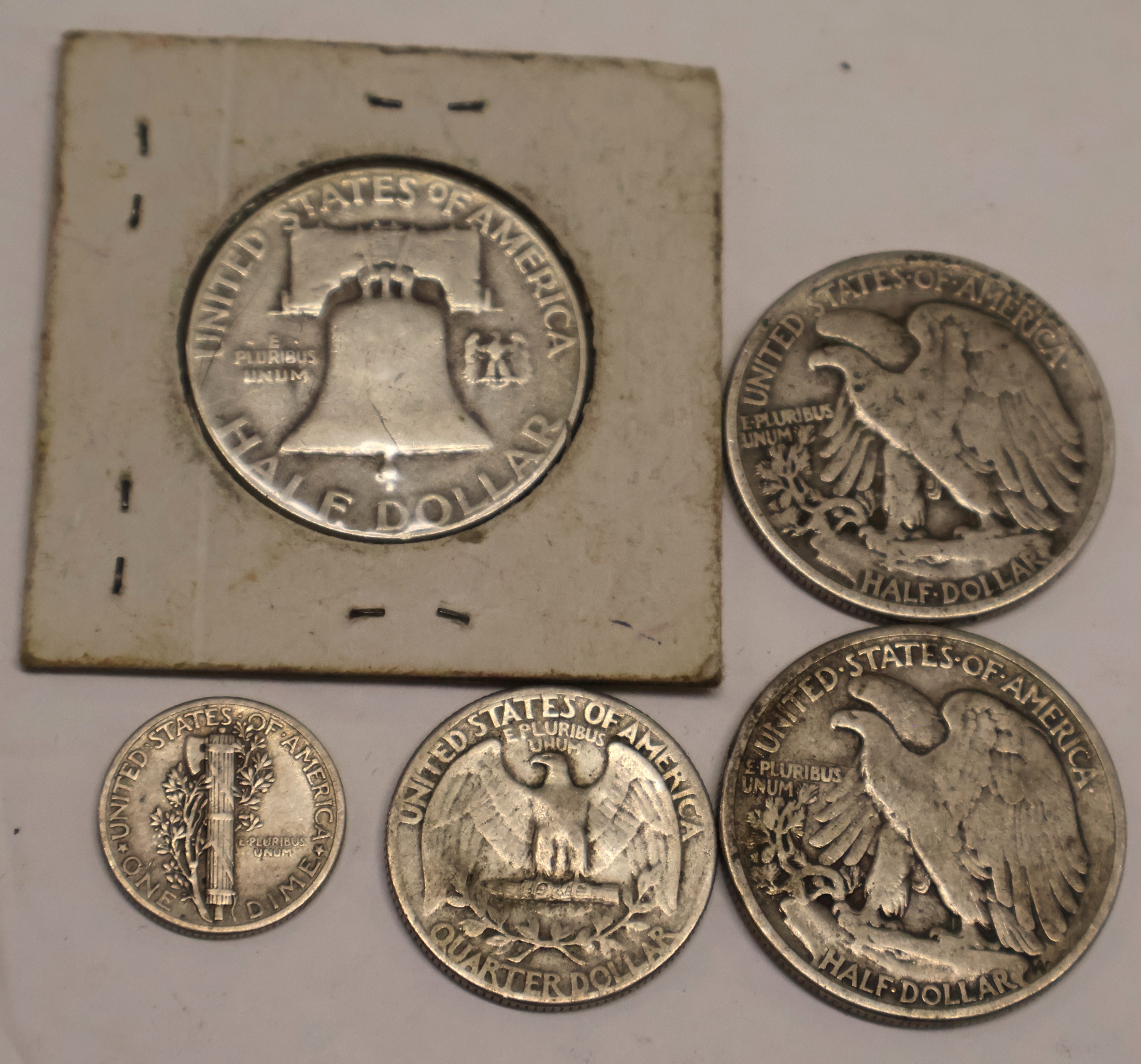 Lot Detail Group Of Silver Coins Including 1952 Ben Franklin Half 2024-walking-liberty-lori-sileas