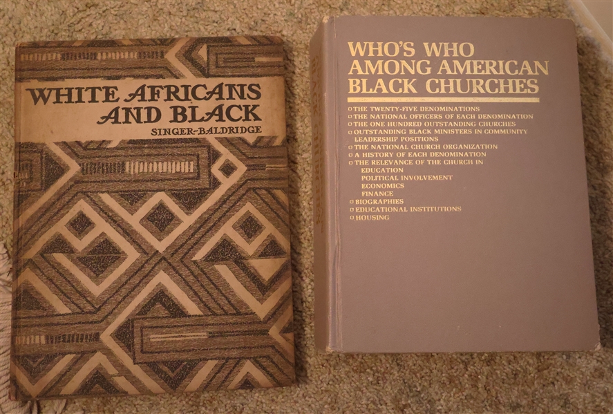 "Whos Who Among American Black Churches" - Hardcover Book with No Print - Blank Pages Only 