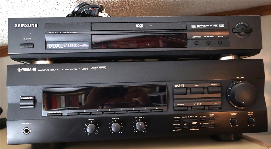 Samsung Dual Laser Pickup - DVD Player and Yamaha R- V303 Receiver 