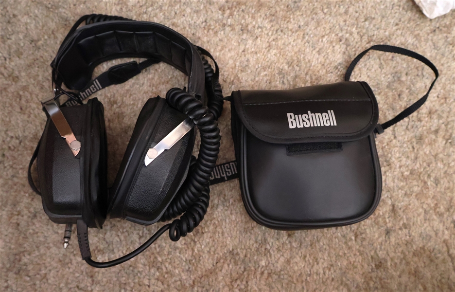 Jensen 220 Headphones and Bushnell Powerview 7-15 x25 Binoculars