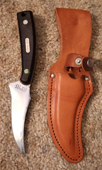 Schrade Old Timer Fixed Blade Skinning Knife - Number 152 - Measures 7" Long