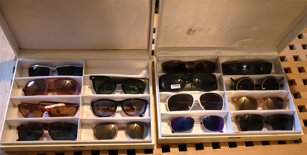 2 Cases of New Sunglasses 