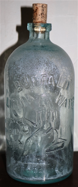 Buffalo Lithia Water Bottle - Measures 10" Tall 