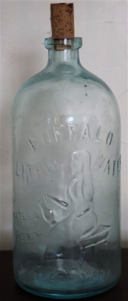 Buffalo Lithia Water Bottle - Measures 10" Tall 