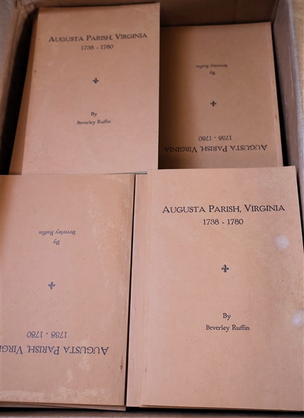 Box Full of - "Augusta Parish, Virginia - 1738 - 1780" by Beverley Ruff - First Printing - Paperbound Books 