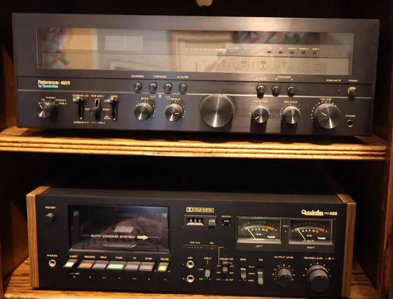 Vintage Stereo Equipment - Reference: 450 R by Quadraflex, Quadraflex 488, and JVC 8 Track Stereo