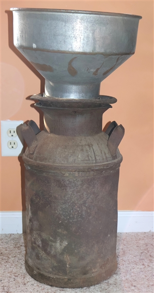 Milk Can and Strainer / Funnel For  Milk Can 
