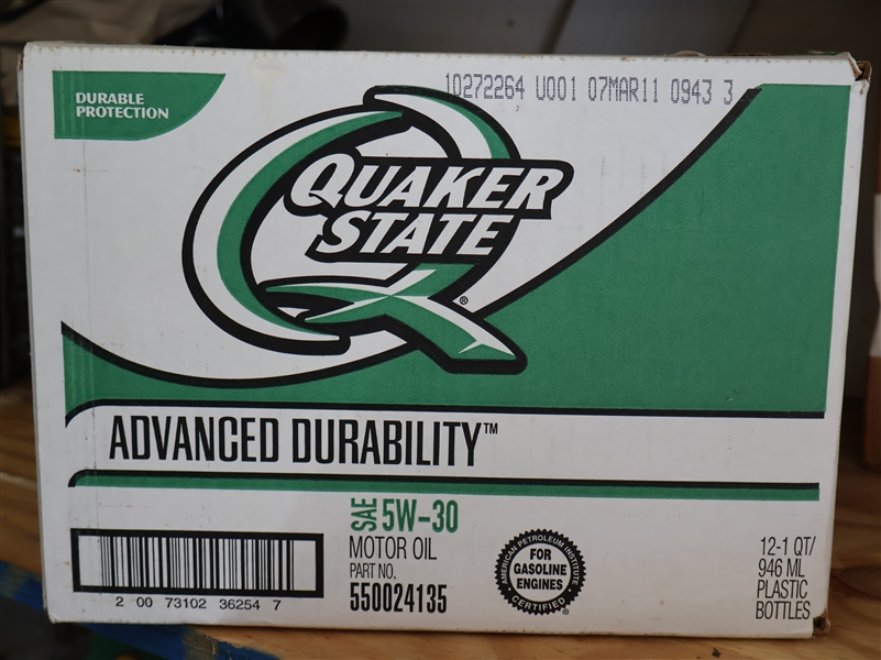 Full Case of Quaker State SAE 5W30 Motor Oil -Brand New Never Opened