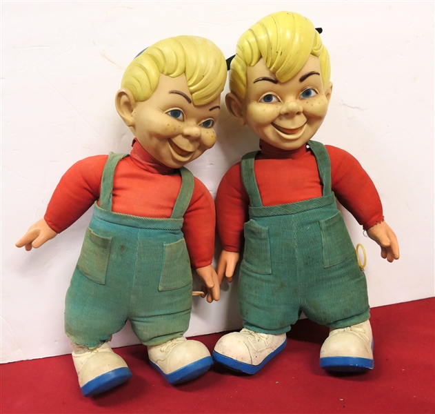 2 - Mattel "Beany" Dolls - One Is Missing a Propellor - Each Measures 16" Tall 
