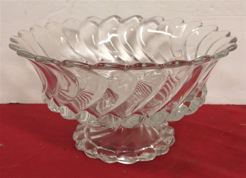 Colony Footed Centerpiece Bowl - Measures 5 1/2" Tall 10" Across