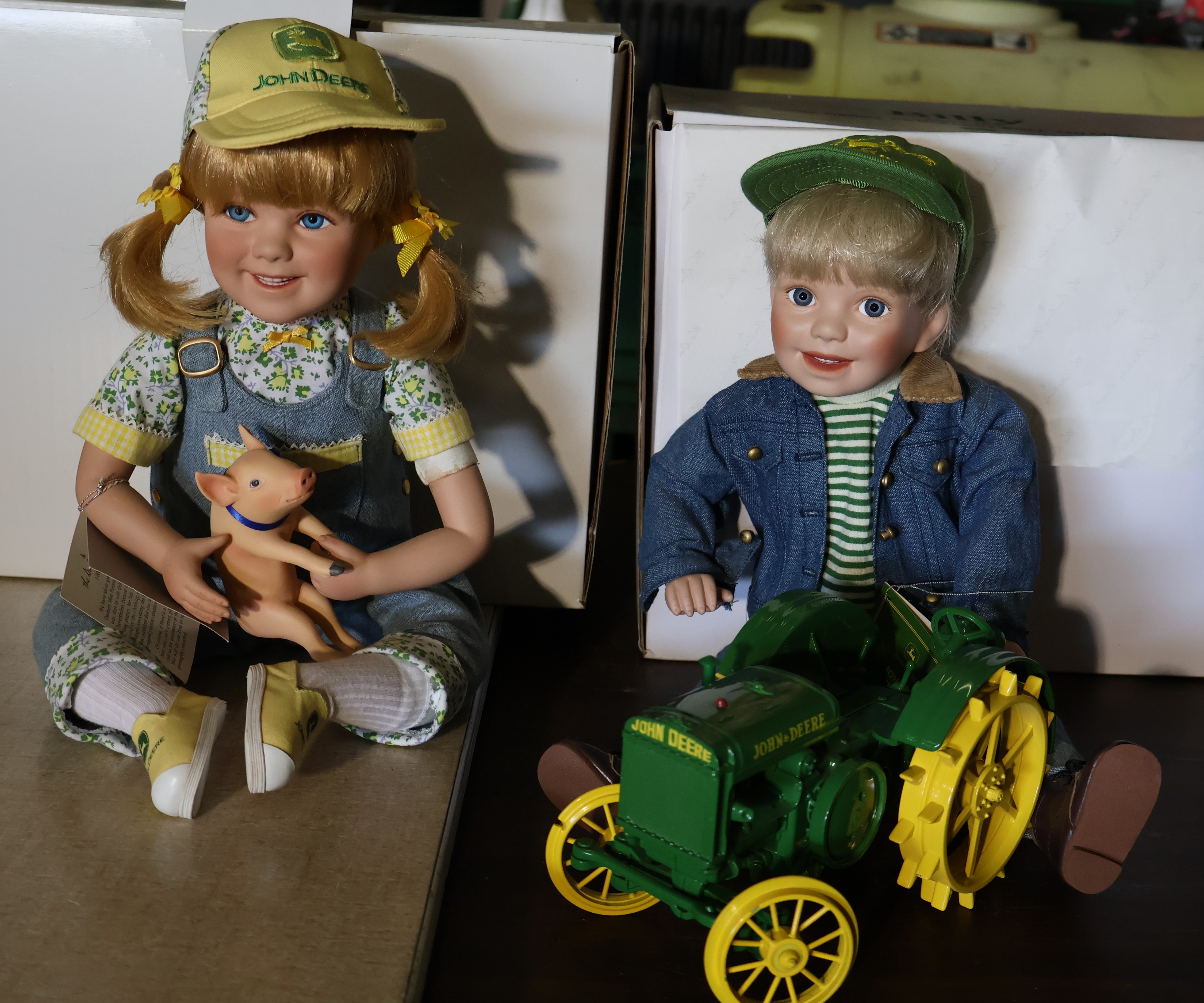 John deere porcelain dolls online