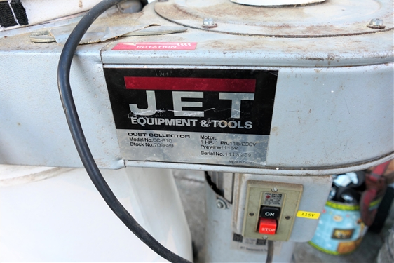 JET Equpment & Tools Dust Collector - Model No. DC-610 