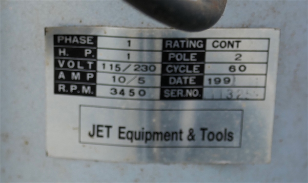 JET Equpment & Tools Dust Collector - Model No. DC-610 
