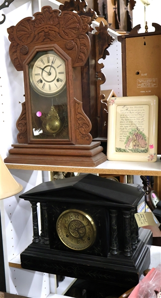 Kitchen Clock and Iron Clock