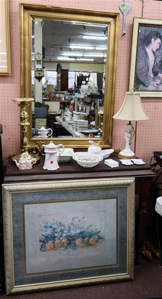 Mirrors, Prints, Brass, Lamps, Furniture and More